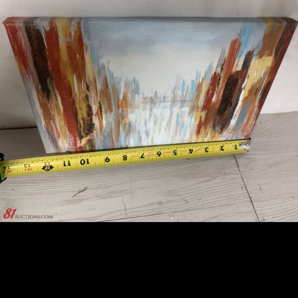 Shadows of the tress on canvas